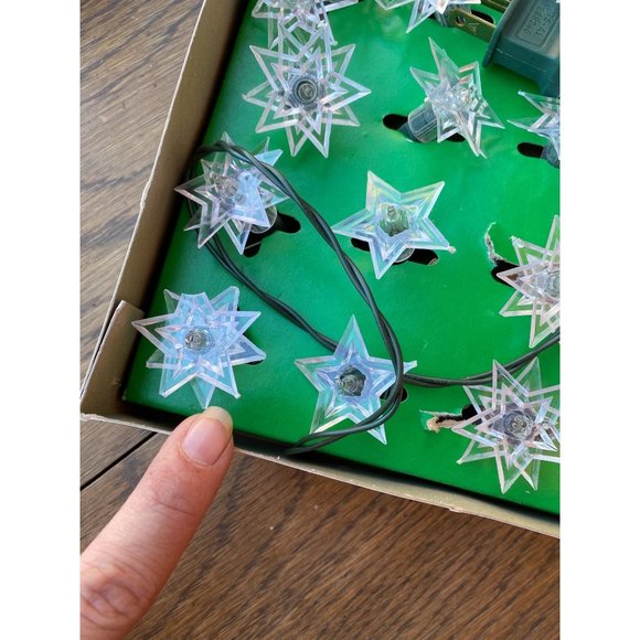 AS IS Vintage plastic star Christmas lights - Picture 3 of 7